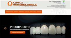 Desktop Screenshot of clinicadental3d.com